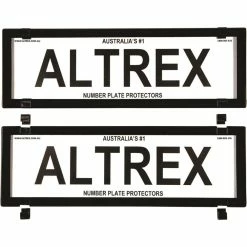 Altrex 5 Figure Slimline Number Plate Protector, No Lines