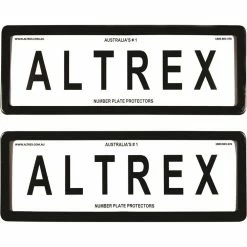 Altrex Number Plate Protector - 6 Figure Standard Clear 6ST