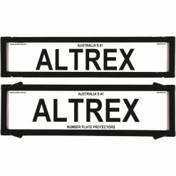 Altrex Number Plate Protector - 6 Figure Premium Without Lines 6NLP