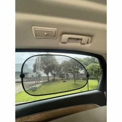 SCA Window Shade - Side, Contour, Black 38x65cm, Pair