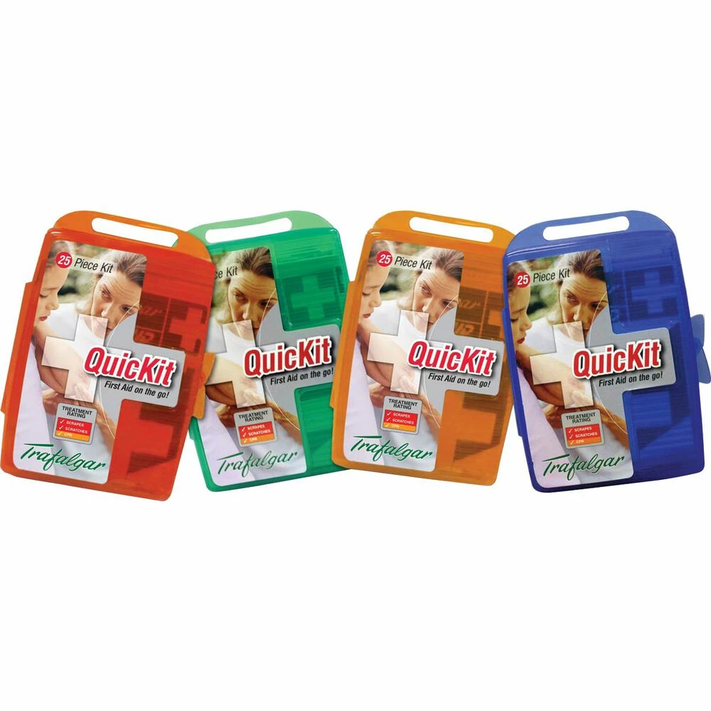 Trafalgar Quickit First Aid Kit - 25 Pieces