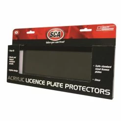 SCA Number Plate Protector - 6 Figure, Clear, Standard