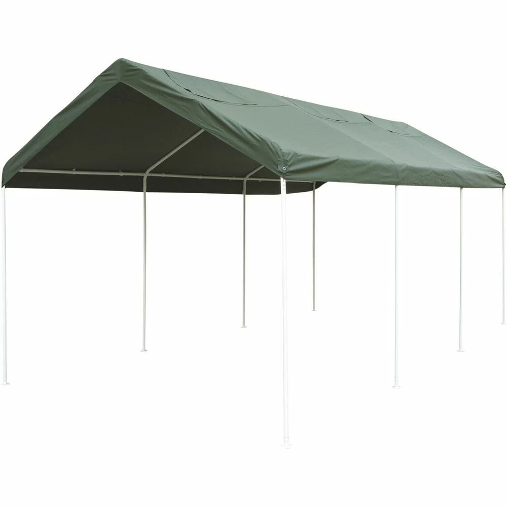 CoverALL Temporary Carport Replacement Tarp Deluxe, Green - 3 X 6m