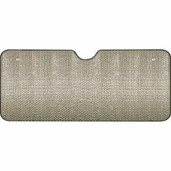 SCA Extra Wide Bubble Sunshade Silver Accordion Front