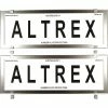 Altrex Number Plate Protector - 6 Figure Clear Chrome