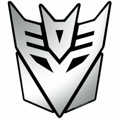 Hot Stuff Sticker - Decepticons, Chrome