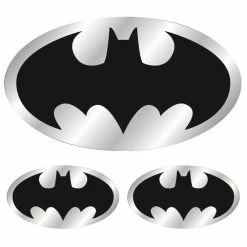 Hot Stuff Stickers Batman Logo, Chrome