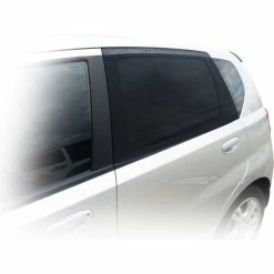 SCA Window Shade Side Large Curved Black Pair