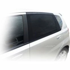 SCA Window Shade Side Small Curved Black Pair