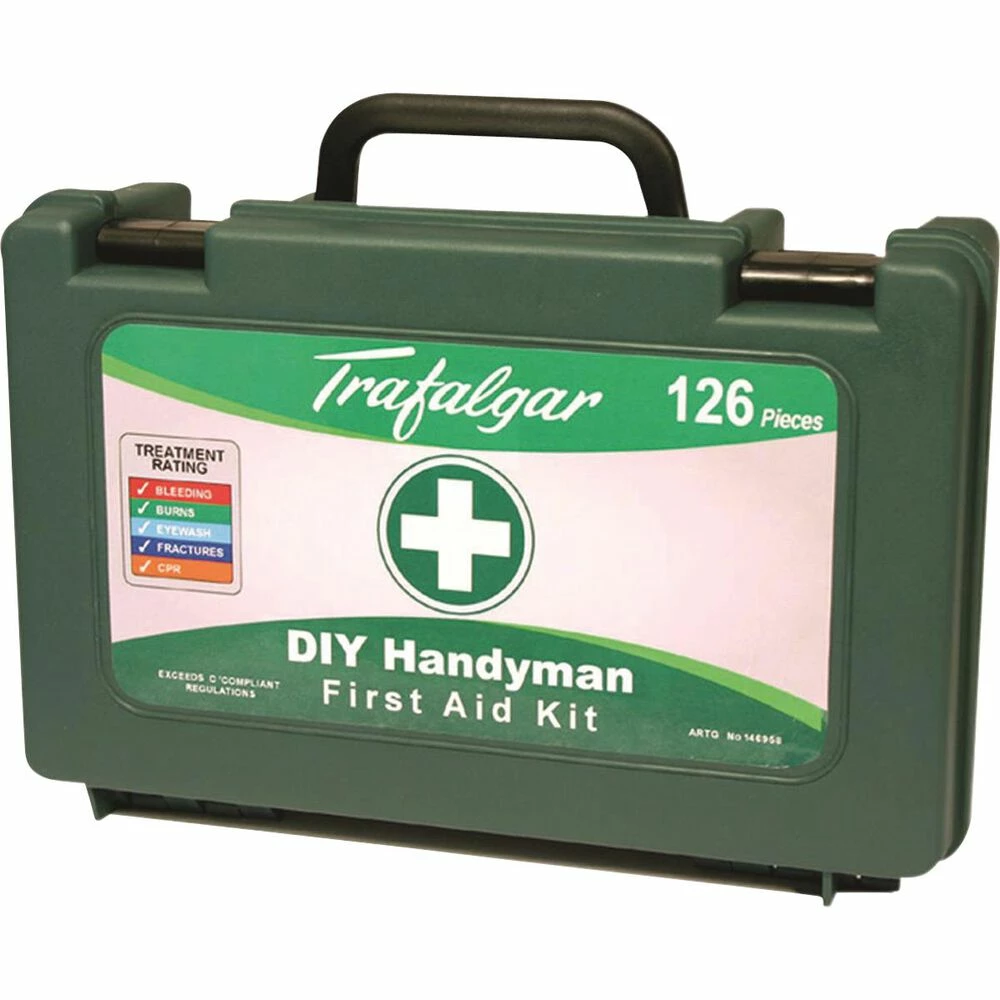 Trafalgar DIY Handyman First Aid Kit - 126 Piece - Image 2