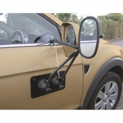Drive Towing Mirror - With Magnetic Support Pad Single