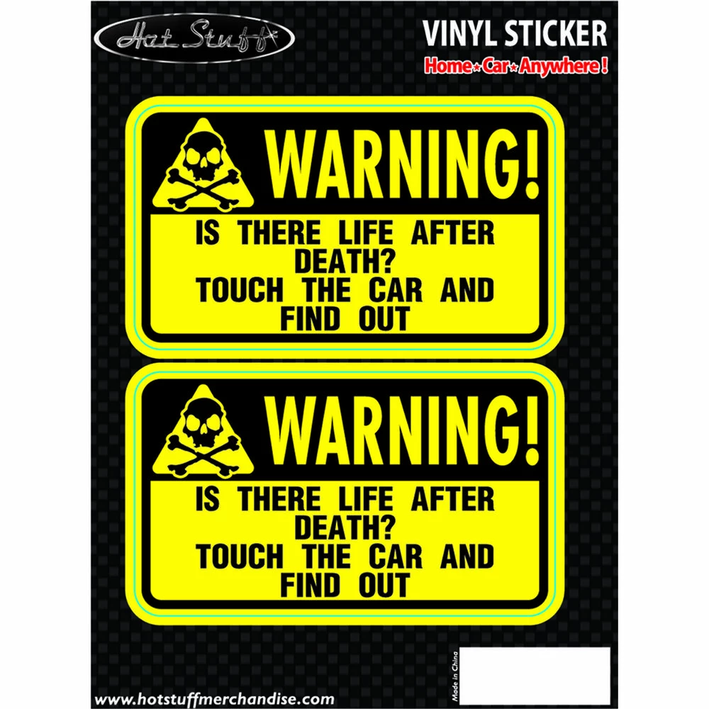 Hot Stuff Sticker Life After Death, Vinyl