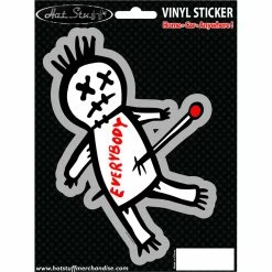 Hot Stuff Sticker Hate Everyone, Vinyl