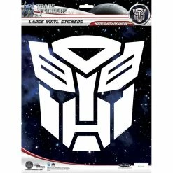 Hot Stuff Sticker - Transformers, White, Vinyl