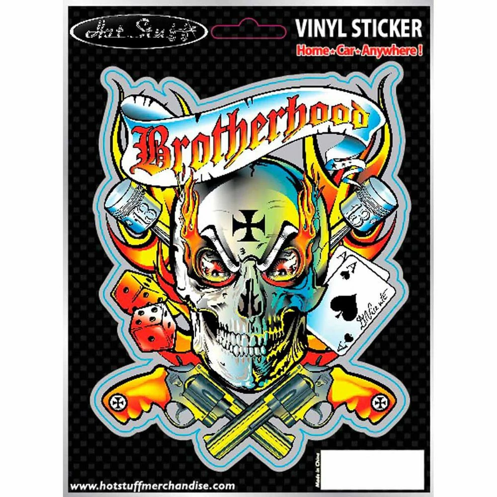Hot Stuff Sticker - Brotherhood, Vinyl - Image 2