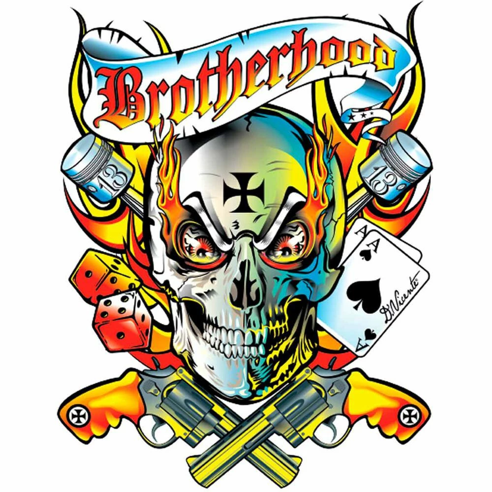 Hot Stuff Sticker - Brotherhood, Vinyl