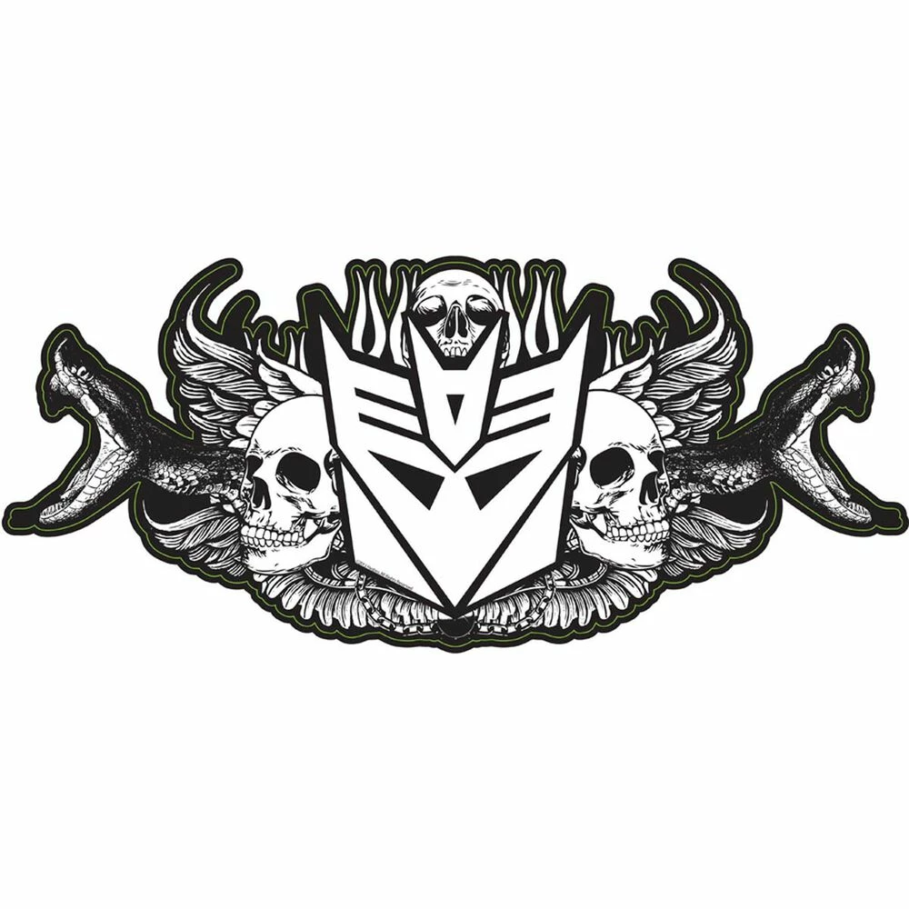 Hot Stuff Sticker - Decepticons Snakes, Vinyl