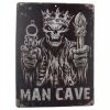 Hot Stuff Sticker - Skulls Guns Man Cave, Vinyl