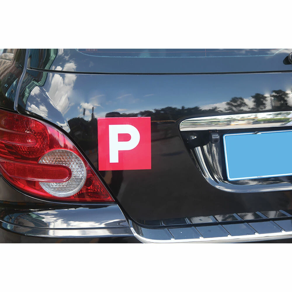 SCA P Plate - Magnetic, Red, VIC/WA, 2 Pack - Image 3