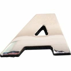 SCA 3D Chrome Badge Letter A