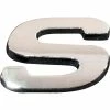 SCA 3D Chrome Badge Letter S