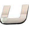 SCA 3D Chrome Badge Letter U
