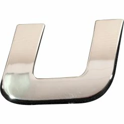 SCA 3D Chrome Badge Letter U