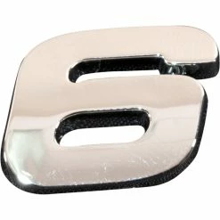 SCA 3D Chrome Badge Number 6 / 9