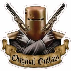 Hot Stuff Sticker Ned Kelly Original Outlaw, Vinyl