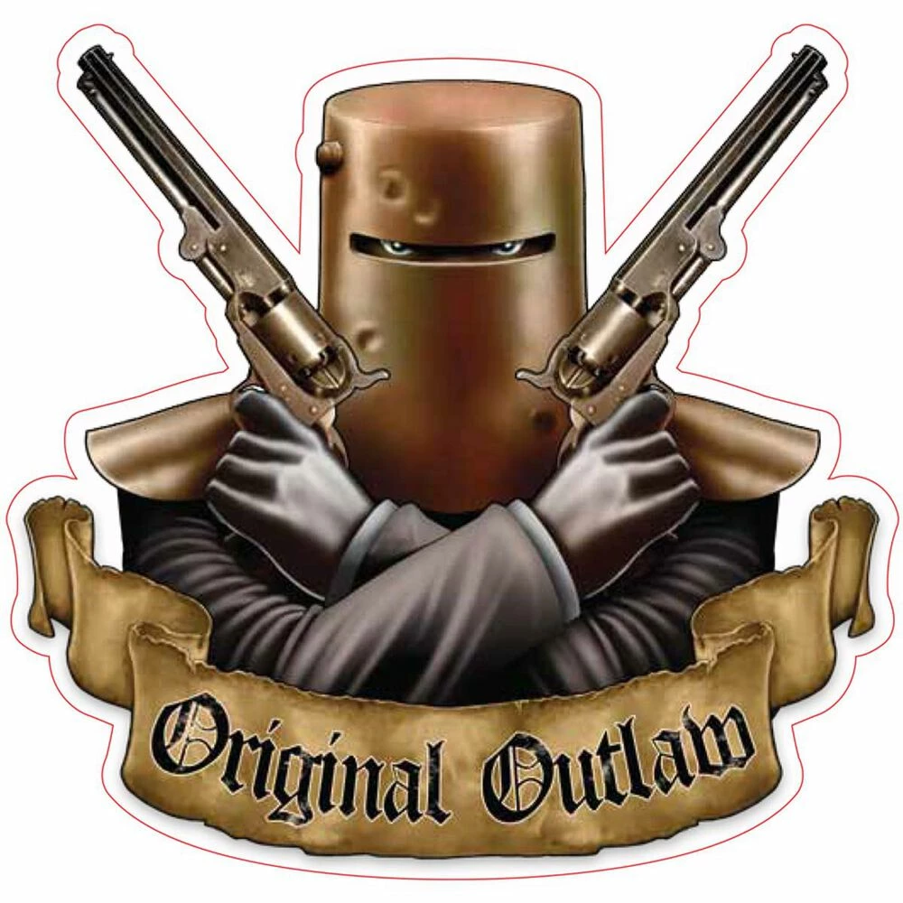Hot Stuff Sticker Ned Kelly Original Outlaw, Vinyl