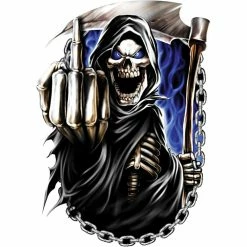 Hot Stuff Sticker - Reaper Finger Chains, Vinyl