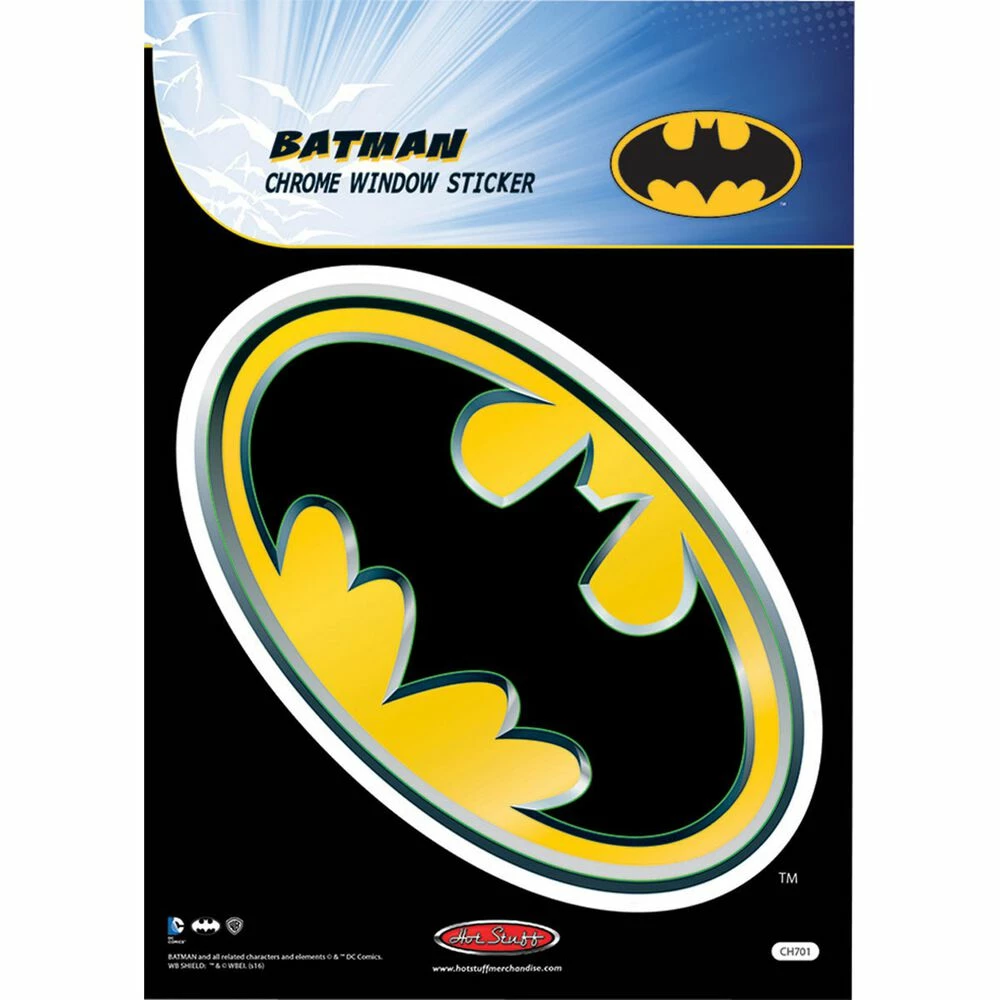 Hot Stuff Sticker - Batman Yellow Emblem, Vinyl - Image 2