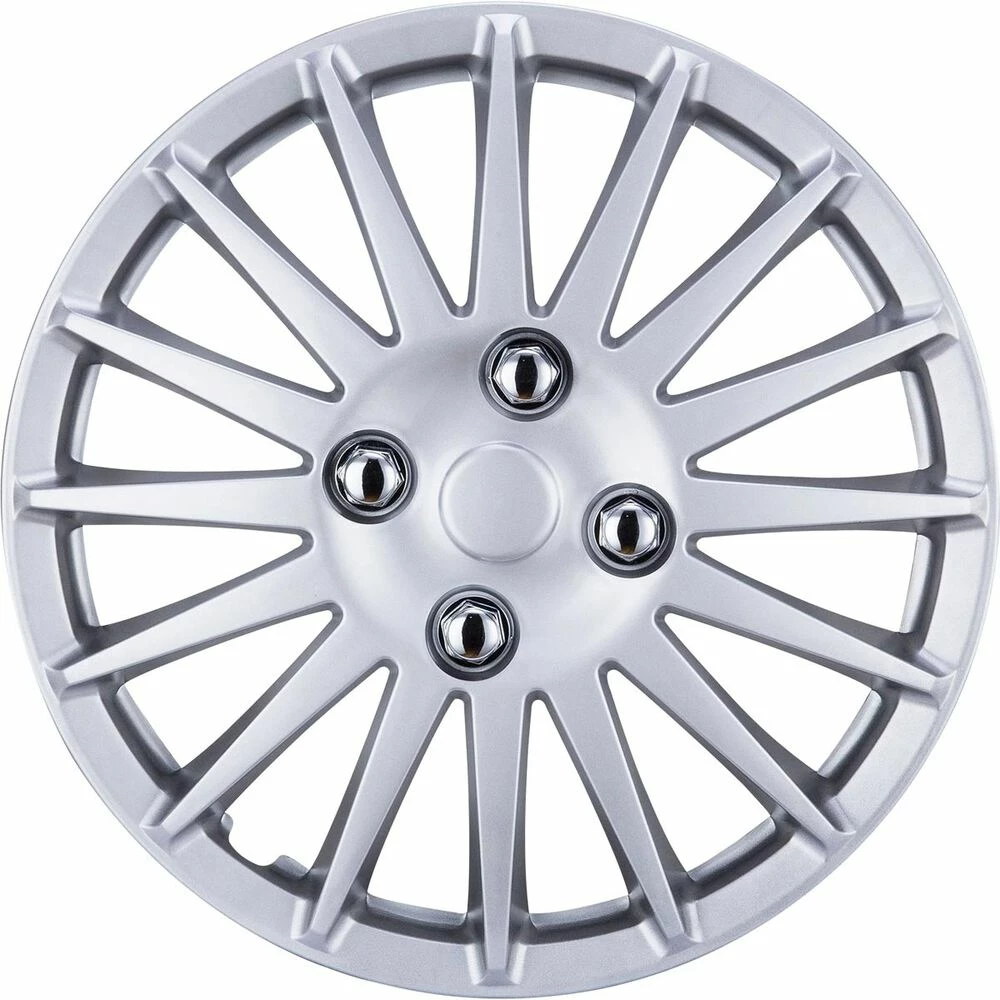SCA Wheel Covers - Turbine Silver 13" Set Of 4