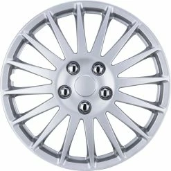 SCA Wheel Covers - Turbine Silver 16" Set Of 4