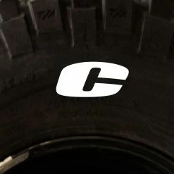 Tire Stickers - Letter C