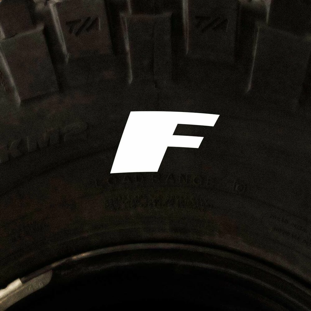 Tire Stickers - Letter F