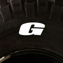 Tire Stickers - Letter G