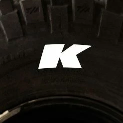 Tire Stickers - Letter K