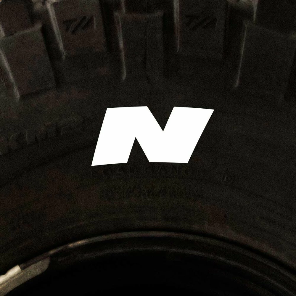 Tire Stickers - Letter N