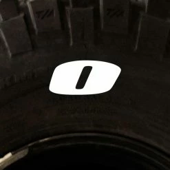 Tire Stickers - Letter O