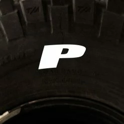 Tire Stickers - Letter P