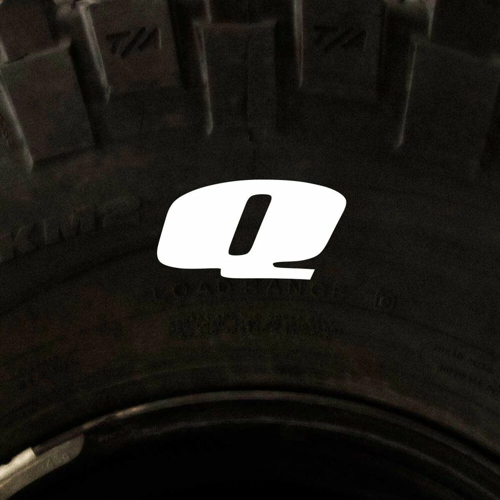Tire Stickers - Letter Q