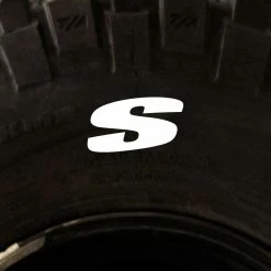 Tire Stickers - Letter S