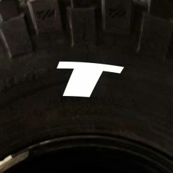 Tire Stickers - Letter T