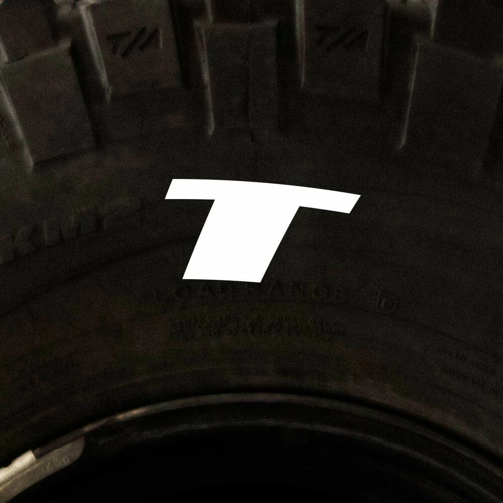 Tire Stickers - Letter T