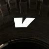 Tire Stickers - Letter V