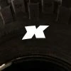 Tire Stickers - Letter X