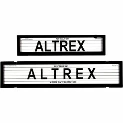 Altrex Number Plate Protector 6 Figure European Combo With Lines 6LEP