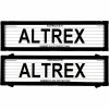 Altrex Number Plate Protector 6 Figure NSW Dual Slimline Black Lined 6LPDB