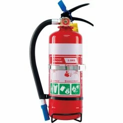 SCA Fire Extinguisher 2kg With Hose, Metal Mounting Bracket